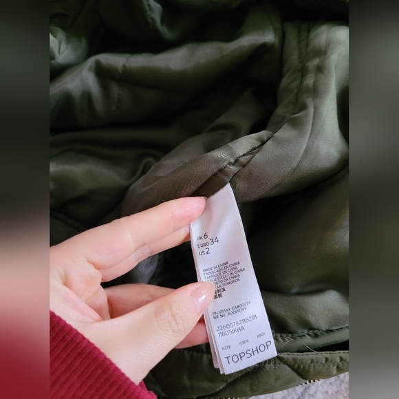 Topshop Bomber Jacket - Picture 3 of 4